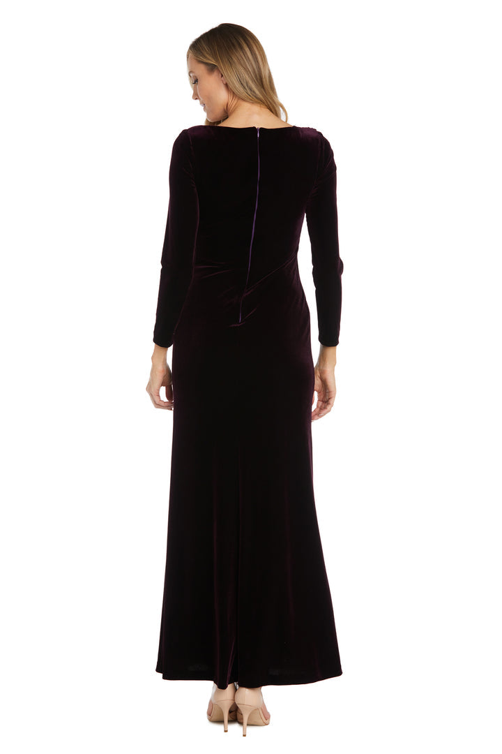 Formal Dresses Formal Long Sleeve Evening Dress Maroon