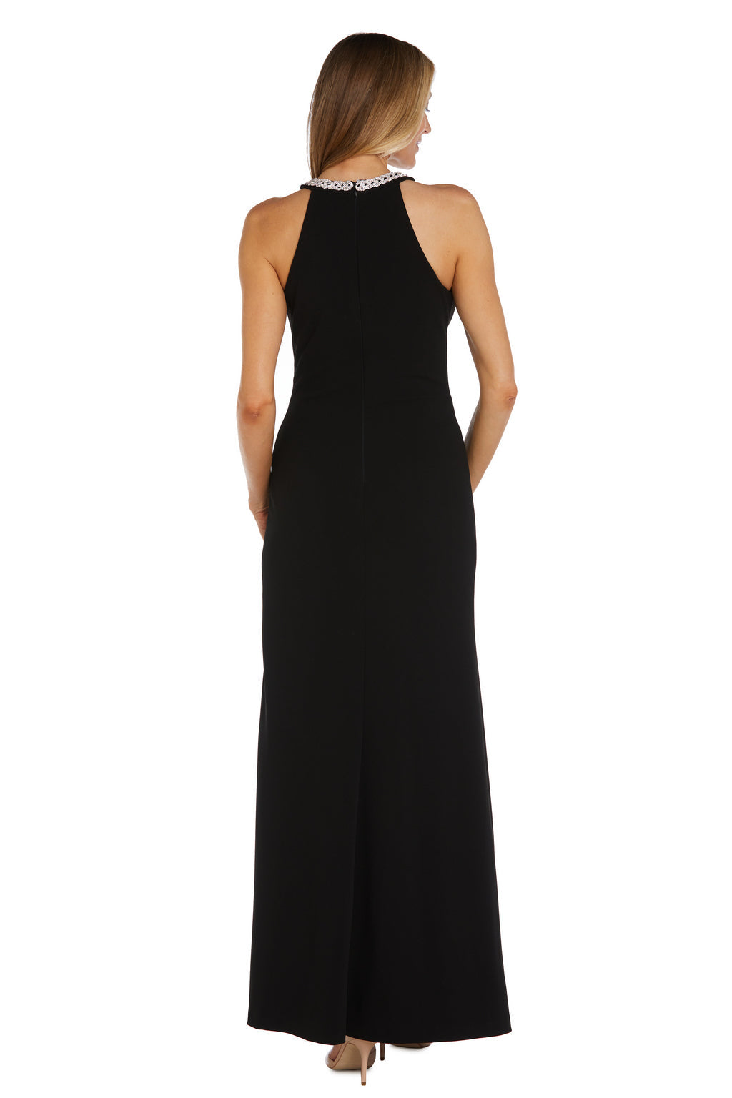 Formal Dresses Formal Long Halter Evening Dress Black