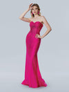 Prom Dresses Formal Long Fitted Prom Dress Fuchsia