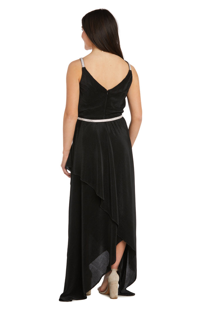 Formal Dresses Long Formal High Low Evening Dress Black