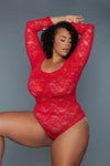Lingerie 2248P Marina Bodysuit Red