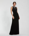 Prom Dresses Long Fitted Formal Prom Beaded Dress Black