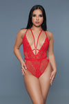 Lingerie 2267 Elise Bodysuit Red