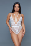 Lingerie 2267 Elise Bodysuit White