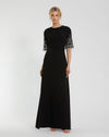 Formal Dresses Beaded Long A Line Formal Prom Dress Black