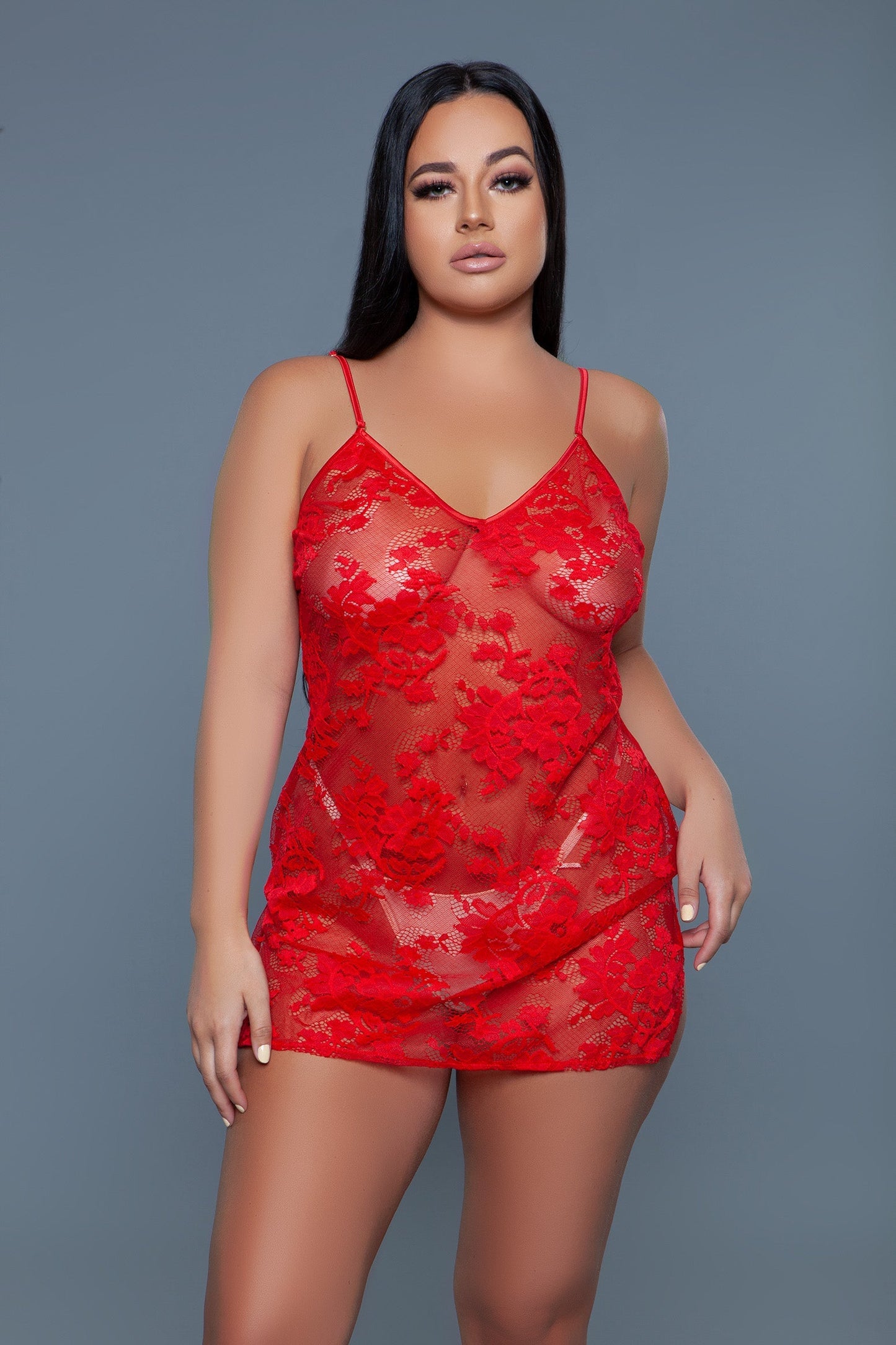 Lingerie Kelly Chemise Red
