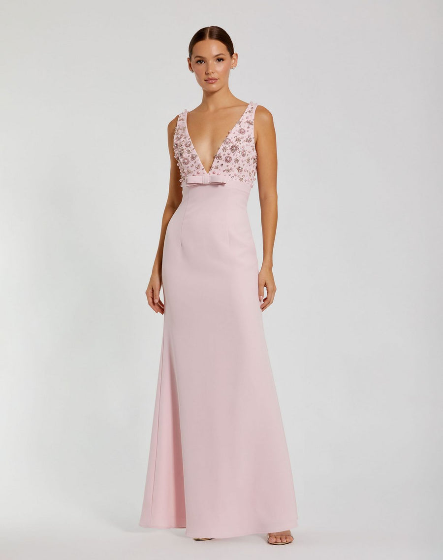 Prom Dresses Long Beaded Formal Prom Dress Blush