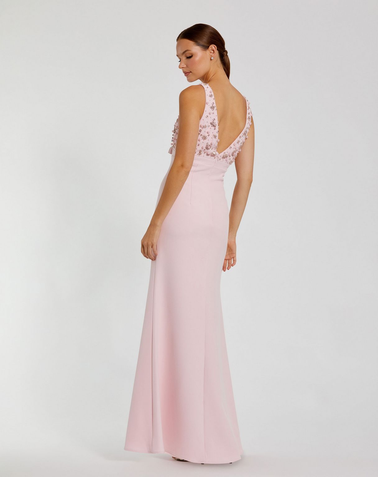 Prom Dresses Long Beaded Formal Prom Dress Blush