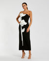 Formal Dresses Fitted Midi length Formal Dress Black Ivory