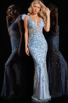 Prom Dresses Prom Long Beaded Formal Dress Light Blue