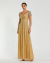 Formal Dresses Long Beaded Formal Evening Sequin Dress Gold