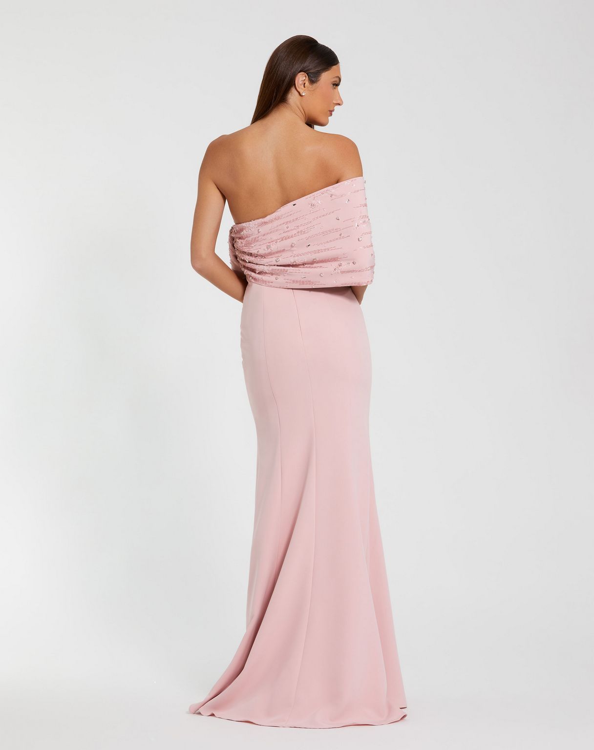 Formal Dresses Beaded Long Formal Evening Dress Blush
