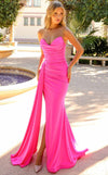 Prom Dresses Prom Long Formal Fitted Evening Dress Neon Pink
