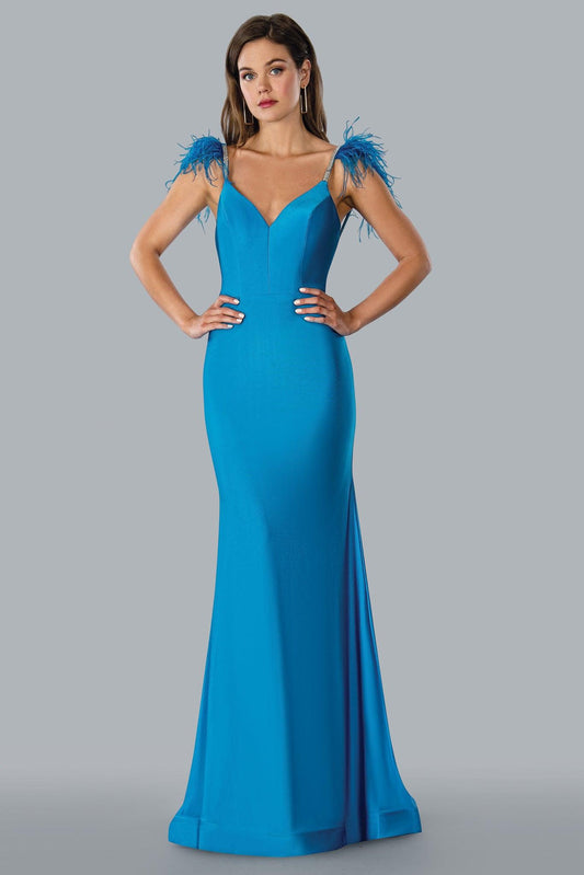 Stella Couture 23125 Long Fitted Prom Dress