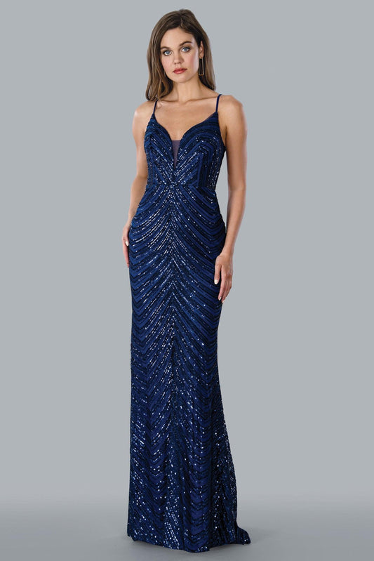 Stella Couture 23182 Long Sparkling Evening Gown