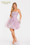 Cocktail Dresses Pleated Homecoming Short Prom Dress  Lavender