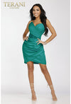 Cocktail Dresses Short Cocktail Fitted Prom Dress Emerald
