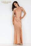 Prom Dresses Slit Long Formal Fitted Prom Dress Rose