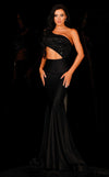 Prom Dresses Sequin Fitted Long Formal Evening Prom Dress Black