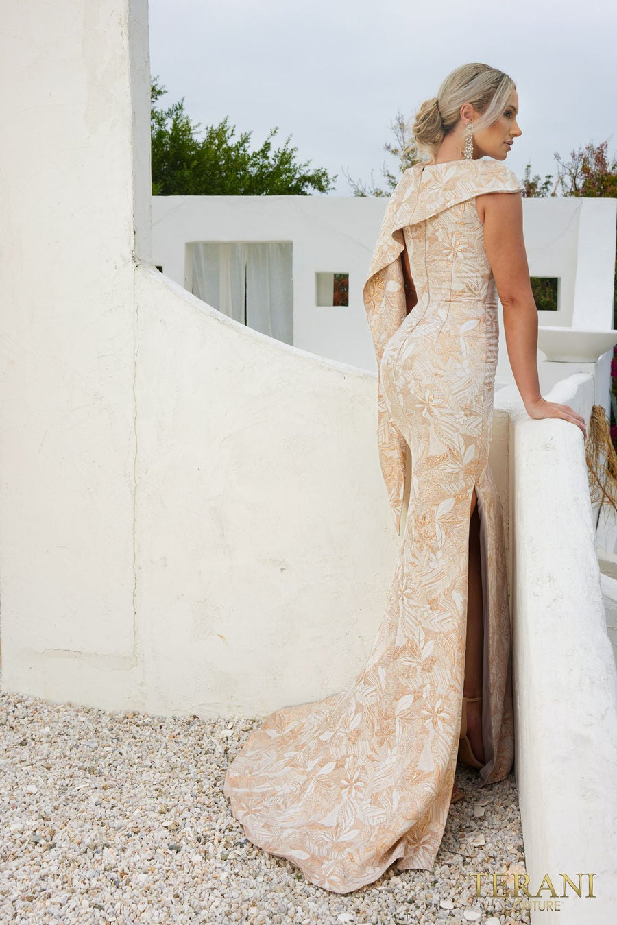 Mother of the Bride Dresses Fitted Long Mother of the Bride Dress Champagne