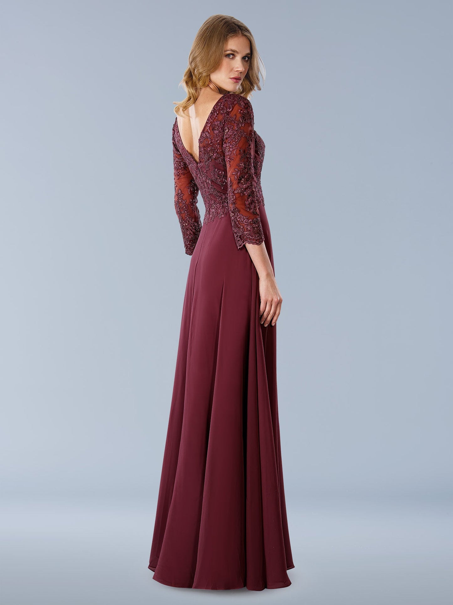 Mother of the Bride Dresses Long Mother of the Bride Formal Dress Wine