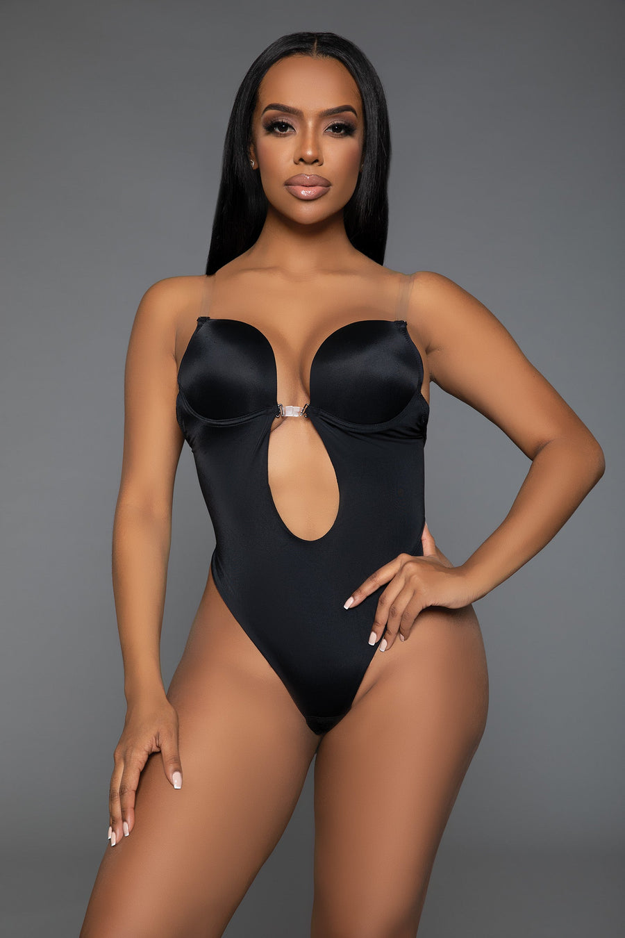 Shapewear 2348 Looking Curvy Bodysuit Shaper Black