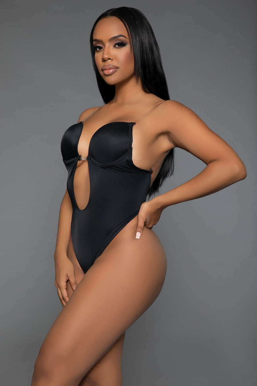 Shapewear 2348 Looking Curvy Bodysuit Shaper Black