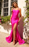 Prom Dresses Long Prom Fitted Formal Dress Hot Pink