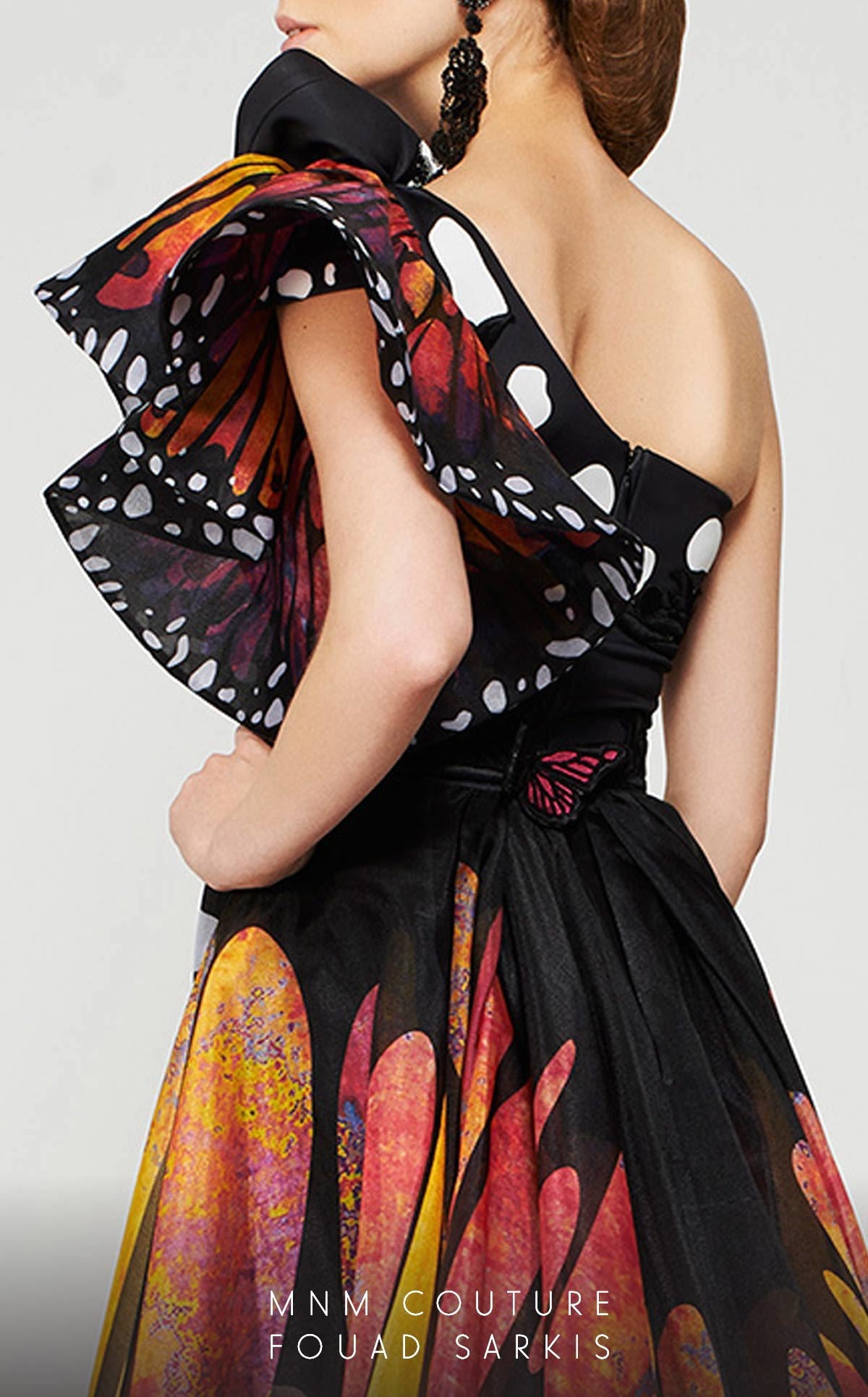 Formal Dresses Long Ruffle Printed Fomal Dress Multicolor