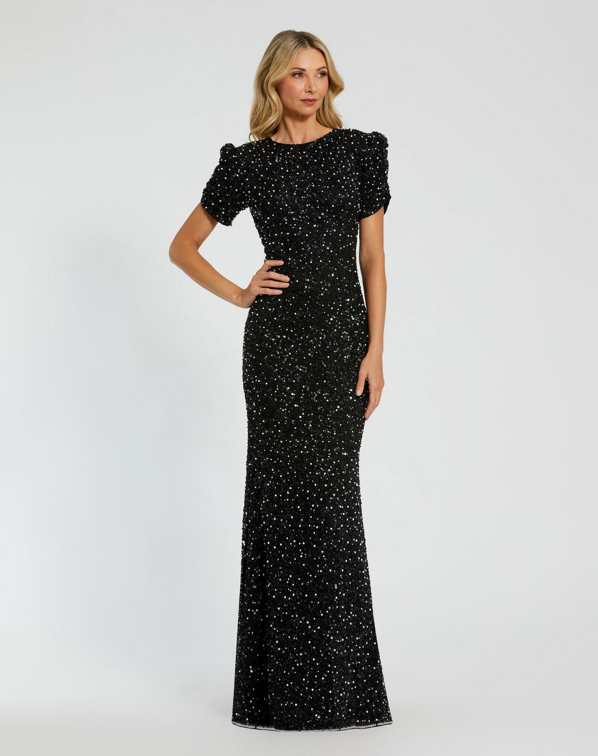 Formal Dresses Long Sequin Formal Evening Gown Black