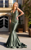 Prom Dresses Prom Long Mermaid Fit Formal Dress Olive