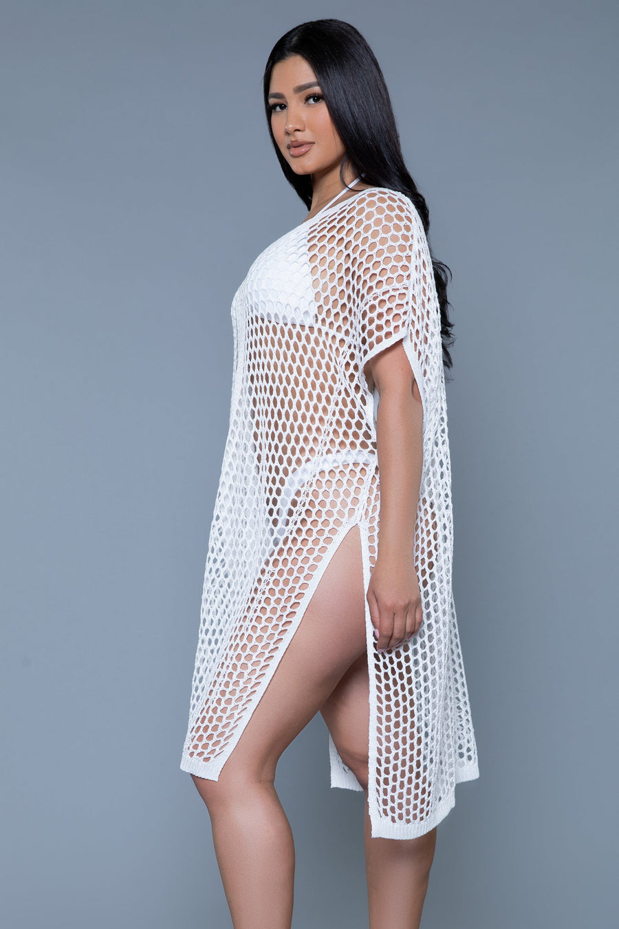 Swimwear 2408 Madelyn Cover-Up White