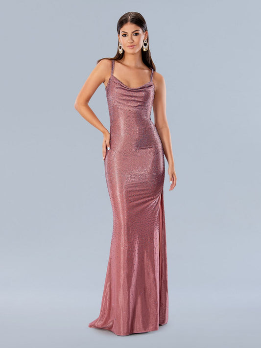 Prom Dresses Prom Beaded Long Formal Gown Rose