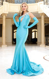 Prom Dresses Long Fitted Formal Evening Prom Dress Turquoise