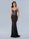 Formal Dresses Beaded Formal Long Prom Dress Black