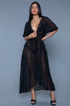 Swimwear 2411 Alice Cover-Up Maxi Dress Black