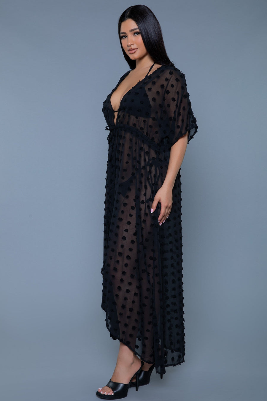 Swimwear 2411 Alice Cover-Up Maxi Dress Black