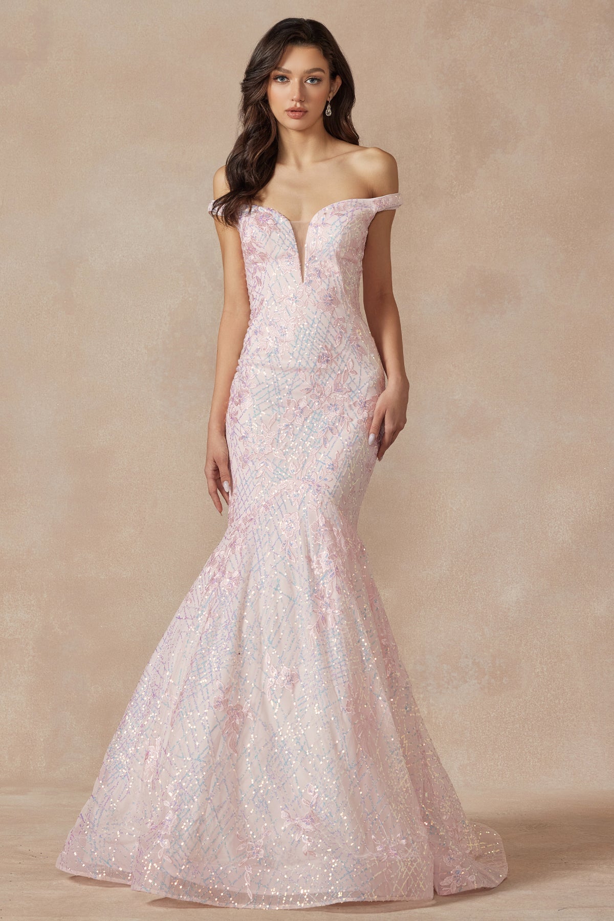 Prom Dresses Long Formal Mermaid Prom Dress Blush