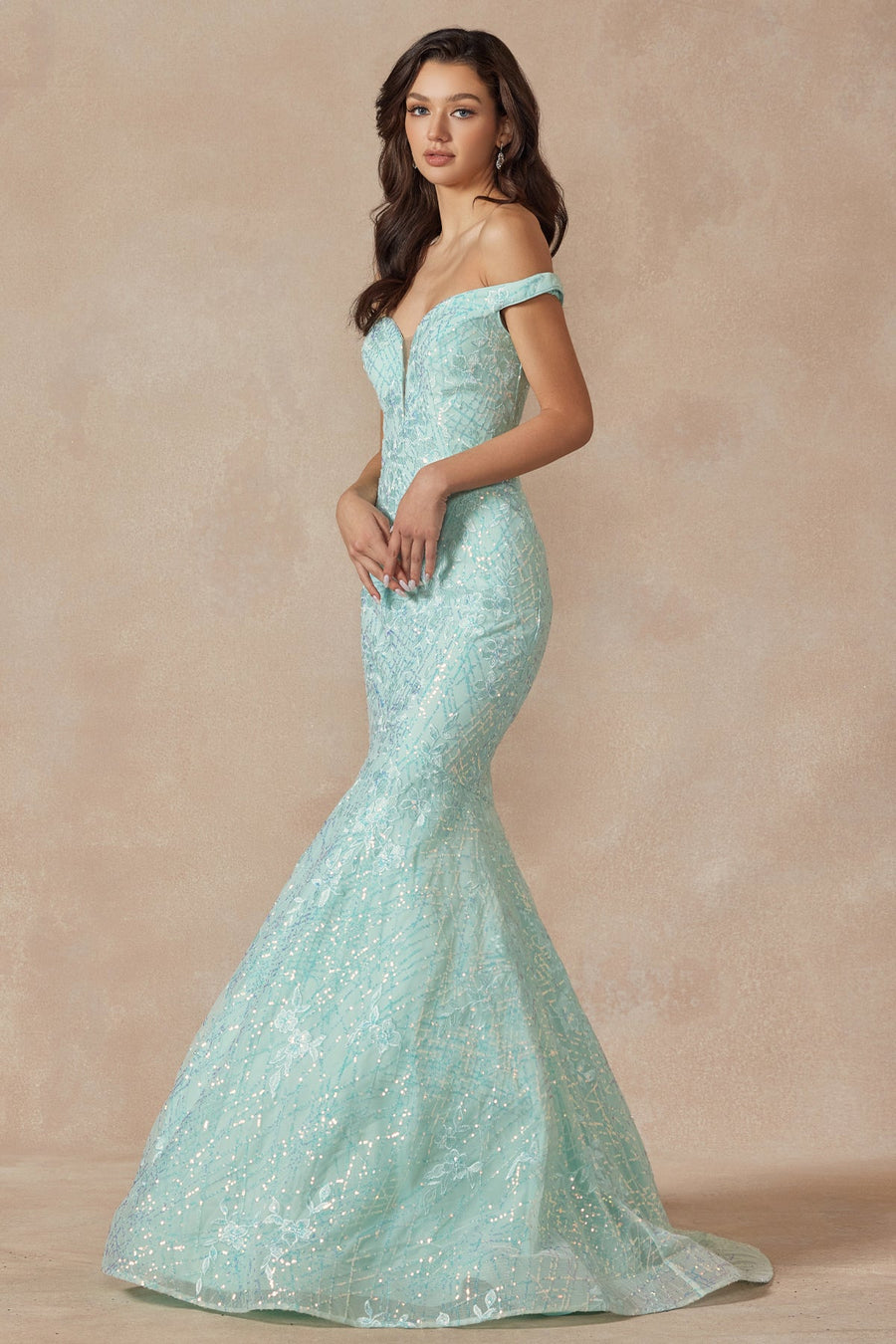 Prom Dresses Long Formal Mermaid Prom Dress Mint