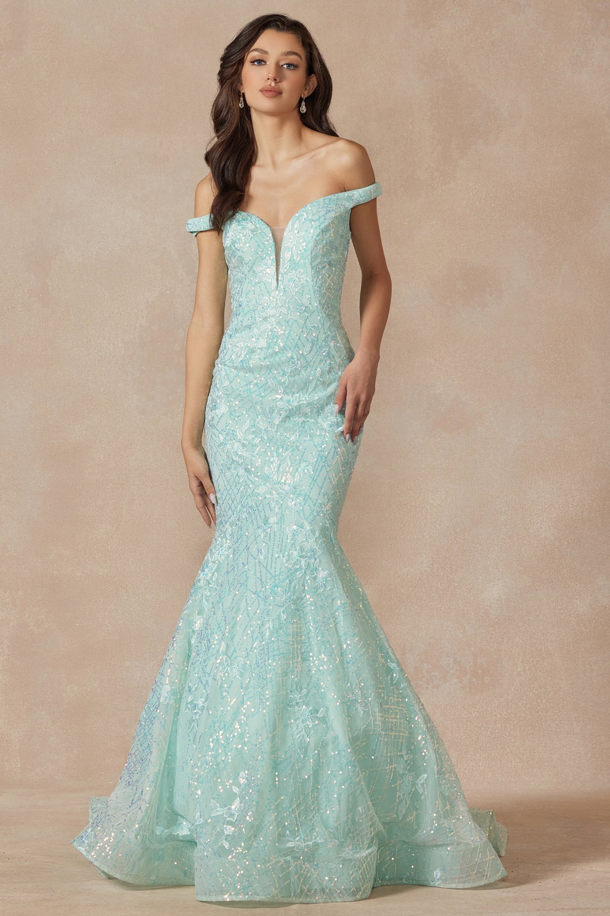 Prom Dresses Long Formal Mermaid Prom Dress Mint