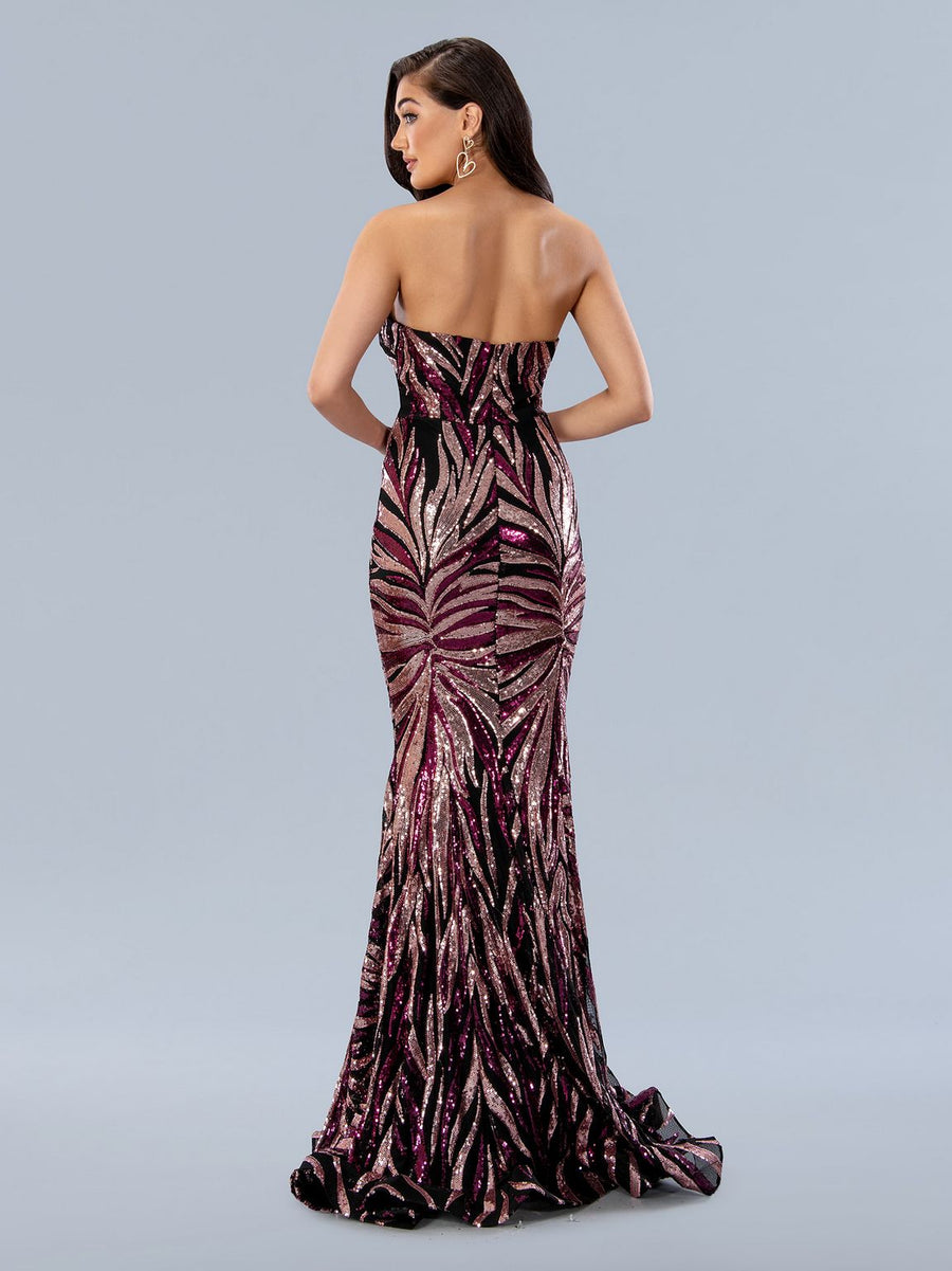 Prom Dresses Long Prom Sequin Formal Dress Plum