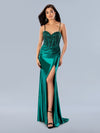 Prom Dresses Long Prom Fitted Formal Dress Emerald Green