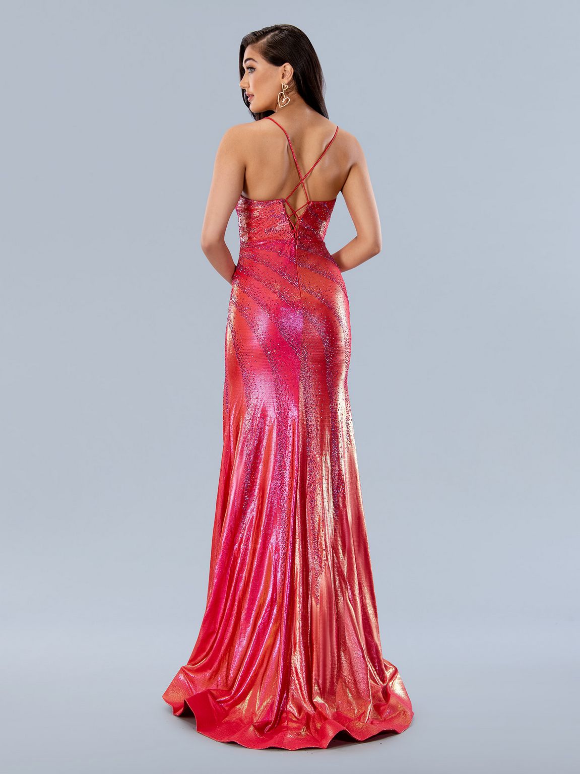 Prom Dresses Fitted Formal Long Prom Dress Red