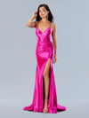 Prom Dresses Fitted Prom Long Formal Dress Fuchsia