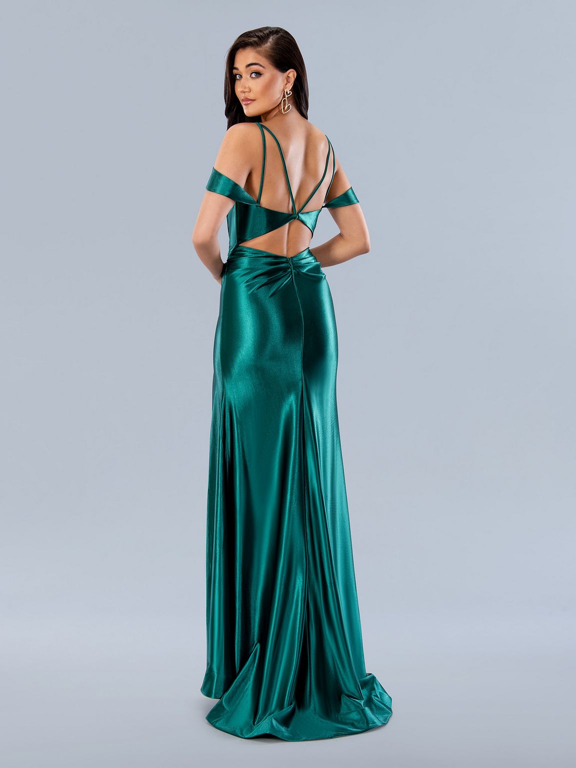 Prom Dresses Long Fitted Formal Prom Dress Emerald Green