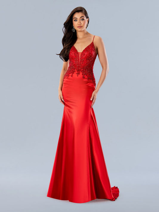 Prom Dresses Long Formal Prom Beaded Dress Royal