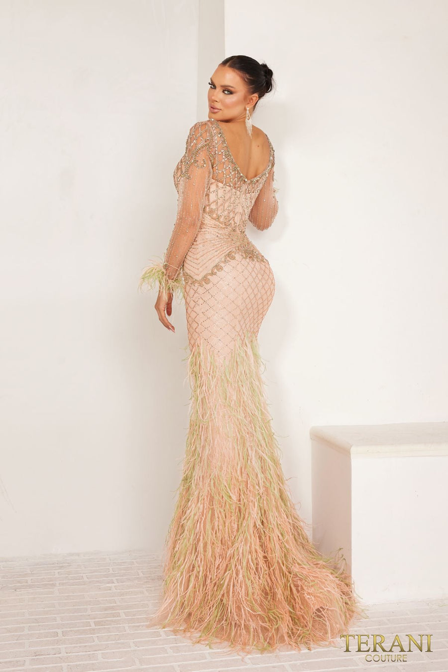 Formal Dresses Evening Long Formal Dress Sage Champagne