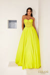 Prom Dresses Long A Line Prom Gown Chartreuse