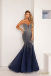 Prom Dresses Mermaid Long Prom Dress Navy