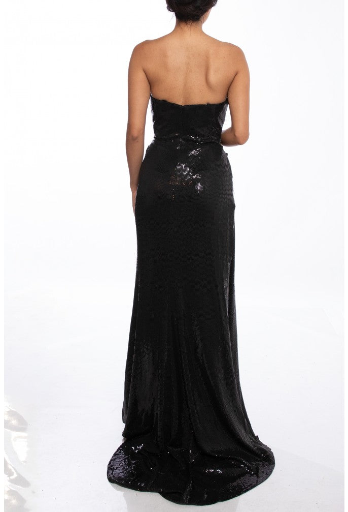 Prom Dresses Bodycon Long Sequins Prom Dress Black
